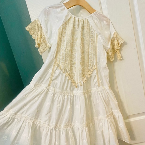 NWT Spell & the Gypsy Collective White/Cream Cassidy Mini Dress - Picture 13 of 17